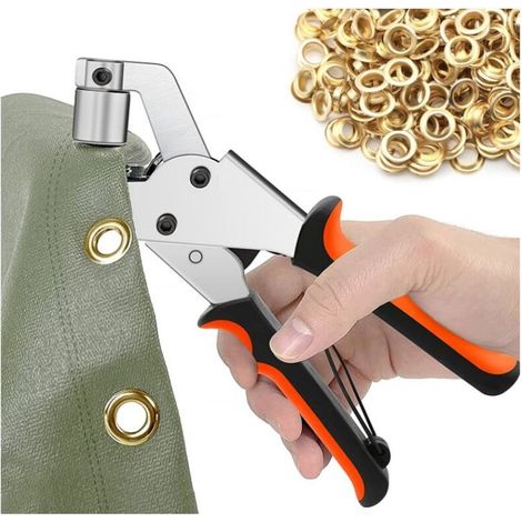 PLIERS PLIERS, Mini Manual Eyelet Punch, Hand Press, Eyelet Pliers, 6mm 500PCSPractical and convenient