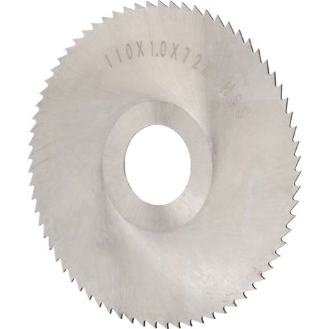 Lame de scie circulaire carbure 110x1x27 72 dents, disque de coupe acier rapide HSS pour défonceuse, outil de fraisage professionnel (1/5)