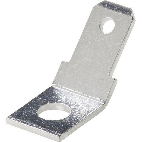Languette 4.8 x 0.8 mm Vogt Verbindungstechnik 3815.67 45 ° non isolé métal 1 pc(s)