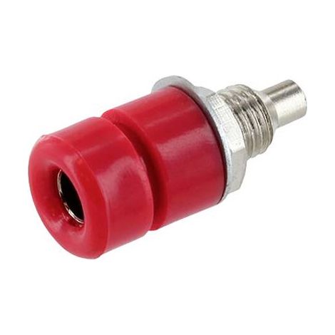 econ connect TB40RT Fiche femelle de laboratoire embase femelle Ø de la broche: 4 mm rouge 1 pc(s) B (1/2)