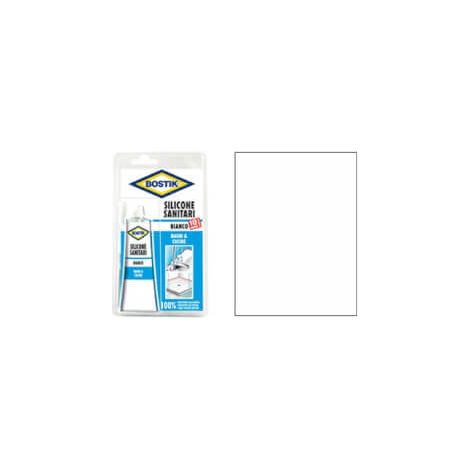 Sanitäres Essigsäuresilikon in weißer Bostik Tube Ml 60