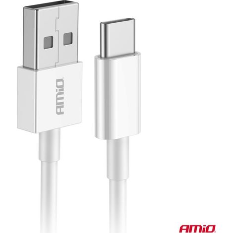 Câble de charge USB-A - USB-C 2A 100 cm FullLINK AMIO-03893 (1/2)