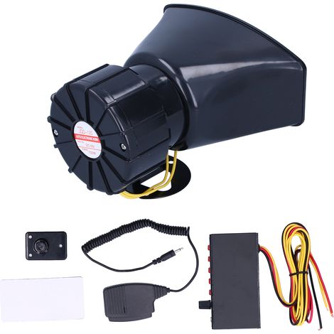 12V 100W 125DB Autohupe – 5 Töne für Notfälle, Feueralarm, Motorrad