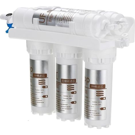 Système de filtre à eau Nouveau système de Filtration directe d'eau potable d'ultrafiltration de Type 3 + 2 for le Kit de filtre à eau de robinet de cuisine de ménage ( Color : blanc , Size : 1 UK ) (1/5)