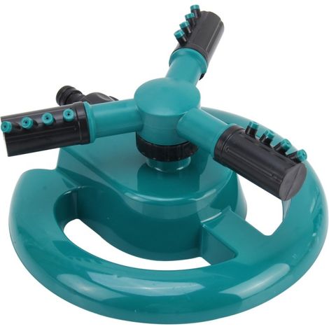 Arroseur de Jardin,Arroseur D'eau pour Pelouse de Jardin-Arroseur Rotatif à 360 Degrés,Système d'arrosage pour plantes de jardin-Arrosage de pelouse,Arrosoir de Jardin 3 bras pour Pelouse,Plantes (1/5)