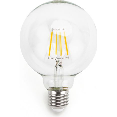 Lampadina Led a Filamento E27 G95 a globo 4W Bianco caldo 2700K Aigostar (1/4)
