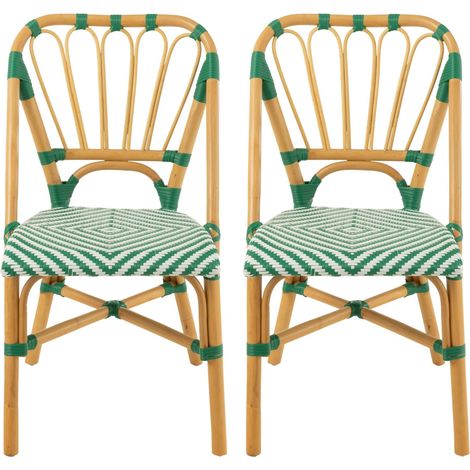 Chaises parisiennes tressées (lot de 2) - MONTMARTRE (1/5)
