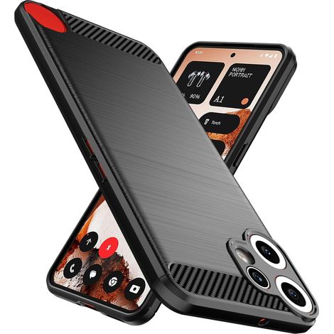 Funda para CMF Nothing Phone 2 Pro, Carbono, negra (1/5)