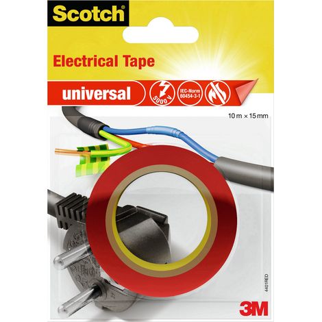3M universal 4401RED Isolierband Scotch® Rot (L x B) 10 m x 15 mm 1 St.