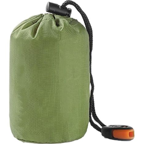 Sac d'urgence imperméable et léger, couverture de survie bivouac pour randonnée, camping, camping (1/5)