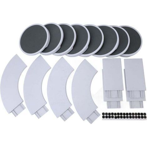 Plateau pivotant 360° en ABS léger – Conception pour accès facile – Facile à nettoyer – Rotation silencieuse pour repas sans interruption – Grid Cool (1/4)