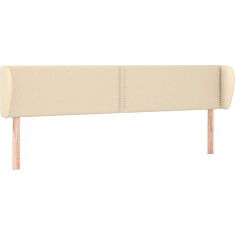 Maison Exclusive - Cabecero de tela color crema 183x23x78/88 cm (1/5)