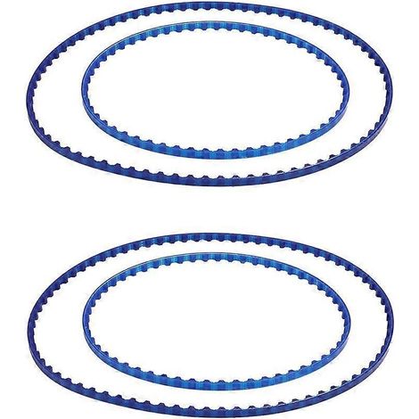Courroie Pour Robot Nettoyeur De Piscine - 12 Cm Et 8 4 Cm - Compatible Modèles 360 380 - En Pu - Bleu - Lot De 4 (1/5)
