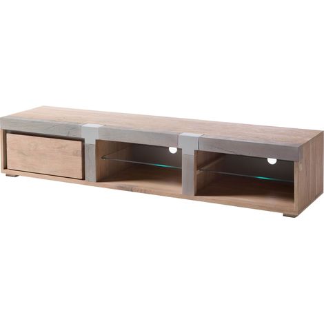 TV-Board Akazie 205x48x39 beige lackiert Amsterdam 103