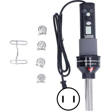 de 6 pistolets à air chaud portables avec écran LCD et