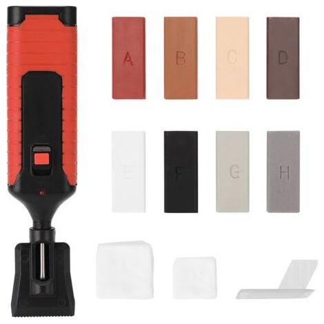 Kit d'outils multifonctions pour la réparation de carrelage en céramique, idéal pour le bricolage à la maison. Pratique et rapide, il permet de combler les rayures et les fissures. (1/5)
