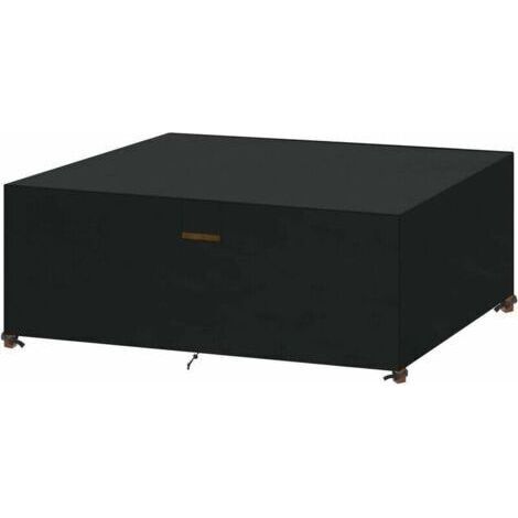 Housse Table Jardin Rectangulaire Housse de Protection Imperméable pour Meubles de Jardin Housse de Protection pour Salon de Jardin Bache pour Table et Chaises Extérieur (185 x 120 x 70cm)