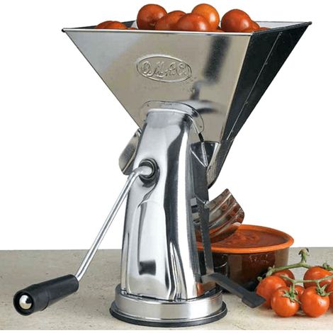 Passapomodoro in Acciaio Inox 18 C con Ventosa Omac