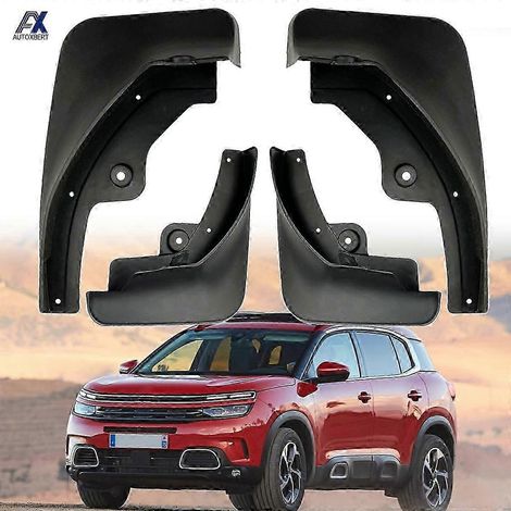 4 bavettes garde-boue pour Citroën C5 Aircross 2017 et suivants, bavettes garde-boue, garde-boue, ailes 2018 2019 2020, référence d'origine OE/OEM : 1636054780