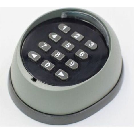 Metal Keypad for Door Opener, 433 MHz Rolling Code Keypad, High Quality Garage Door Access Control Keypad, Black and Grey (Random Colors)