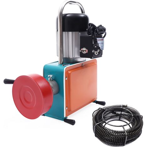Appareil de nettoyage de canalisations - Déboucheur de canalisations - 20 à 110 mm - Kit de débouchage électrique en spirale - Pour baignoire Sewer - 1000 W (1/5)
