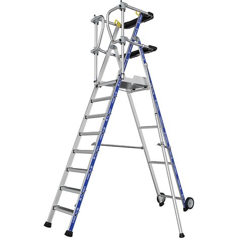 Stehleiter 8 Stufen - Maximale Arbeitshöhe 3.87m - 2272918