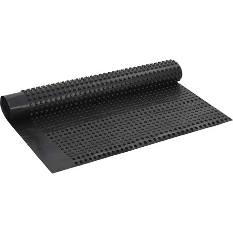 Dimpled Drainage Sheet Black 1 x 20 m HDPE vidaXL