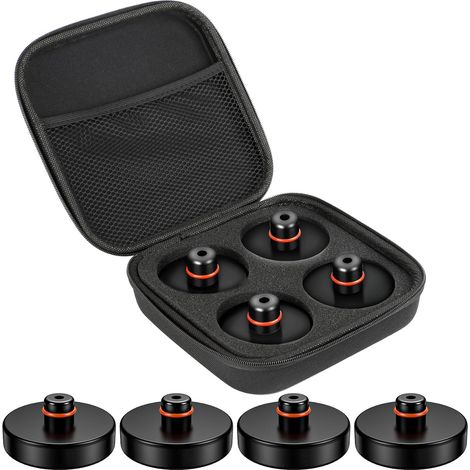 Speed 4-teilige Wagenheberauflagen aus Gummi für Tesla Model 3/Y/X/S, Wagenheberauflage-Adapter, Zubehör mit Aufbewahrungsbox, Wagenheberauflage, Rangierwagenheberauflage, Gummiauflage (1/5)