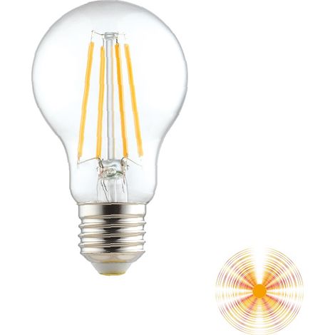 LAMPADINA FILAMENTO LED E27 8W 3000K 1100LM