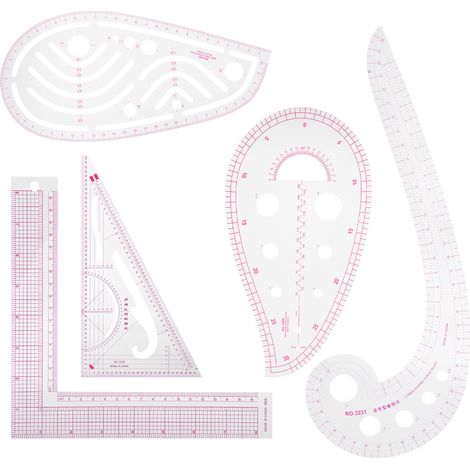 Règle de couture multifonctionnelle en forme de courbe pour le dégradé, outil de confection de vêtements (1/5)