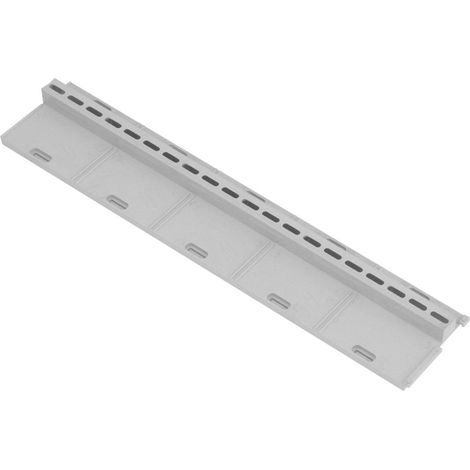 First Plast – Grille de voirie à fente PVC gris – 100x500mm – Hauteur 20mm – Classe A15 pour passages piétons – Résistance 40kN