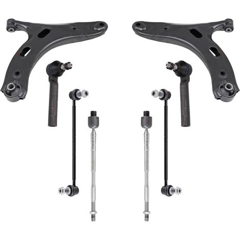 KIT BRACCIO OSCILLANTE 8 PEZZI COMPATIBILE CON SUBARU FORESTER (SK) 2.0 e-Boxer Hybrid / Kit Sospensione Completo OE/OEM / Bracci Oscillanti + Testine Sterzo / Sostituzione Diretta OEM