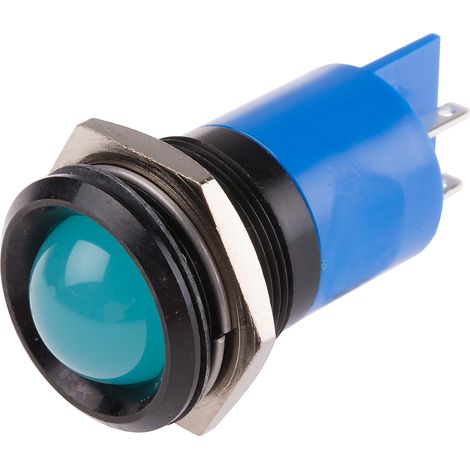 Voyant LED lumineux Bleu RS PRO, dia. 22mm, 24V c.c. ( Prix pour 1 )