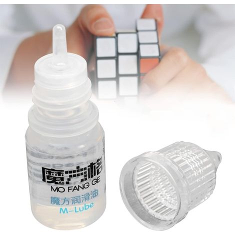 Huile de silicone pour cube magique 3 ml de lubrifiant en silicone transparent pour améliorer la vitesse du cube magique (1/5)