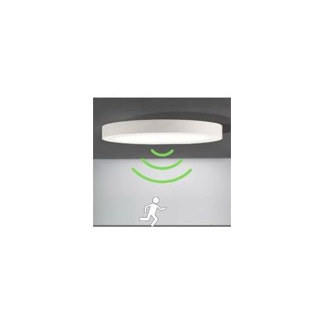 Plafonnier Plafonnier LED avec Détecteur de Mouvement Lampe de Lumière Automatique pour Extérieur Balcon Garage Entrée Couloir Luminaire rond Facile à Installer Lampe de Plafond 6000K Blanc Froid, 12 (1/3)