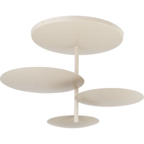 Plafoniera Simplon LED 3x15,5W Integrato 5180 lm 3000K Dimmerabile a taglio di fase, Struttura in metallo, IP20, Classe 1 - Sabbia (1/3)