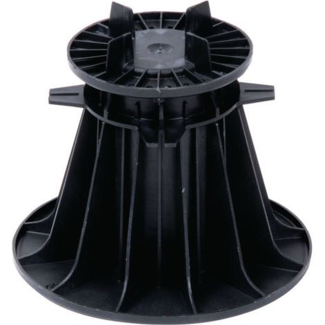 Soprema – Plot PVC réglable à vis pour terrasse – Hauteur 150 à 260 mm – Pour dalles de circulation – 33963