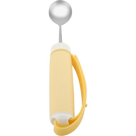 Besteck, das speziell für ältere und behinderte Menschen angepasst ist, abnehmbarer, flexibler Drehlöffel, ergonomisches Geschirr für Arthritis-Patienten, 360°-Drehung, erleichtert die Mahlzeiten. (1/5)
