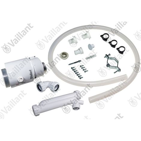 VAILLANT Adattatore 63/95,5 su 80/125 (set) set di collegamento System 63/96 Alu Vaillant-Nr. , 0020140660