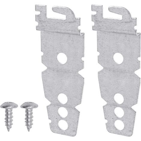 Kit de support montage latéral en métal pour lave-linge, 2 (1/5)