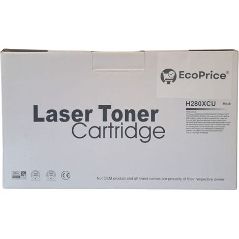 Toner Compatibile Nero per HP CE505X CF280X – HP P2055 M401 M425, Canon MF5960dn MF419dw LBP6650dn MF6680DN LBP253dw EcoPrice® (1/3)