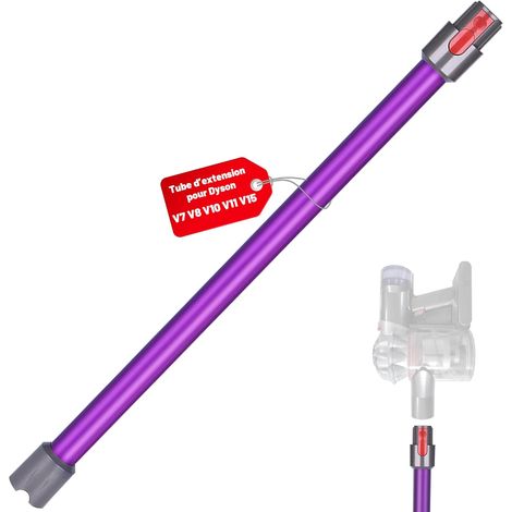 Tube Extension pour Dyson V7 V8 V10 V11 V15, Tube d’Extension Rigide avec Dégagement Rapide, Manche pour Dyson Accessoire & Pièce Détachée 72 cm (Violet) (1/5)