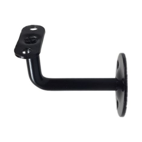 Support métal fixe pour main courante à rainure Noir PMR (1/3)