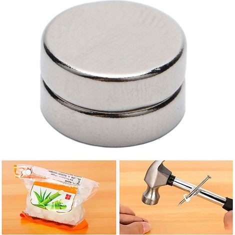 50 aimants en néodyme à vendre, aimants puissants pour l'artisanat, la science, le bricolage et les aimants de réfrigérateur, aimants ronds, adaptés à de multiples usages, 103 mm. (1/5)