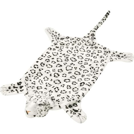 Tapis de salon Style Moderne - Tapis de sol en peluche en forme de léopard 139 cm Blanc BV691089 - BonneVie (1/4)