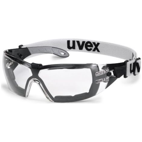 uvex pheos 9192680 Schutzbrille inkl. UV-Schutz Grau, Schwarz EN 166, EN 170 DIN 166, DIN 170 (1/2)