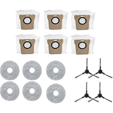 16 piezas para accesorios de barredora Jonr P20 Pro: cepillo lateral principal, filtro, trapo, bolsa para polvo, edición 0710 (1/4)