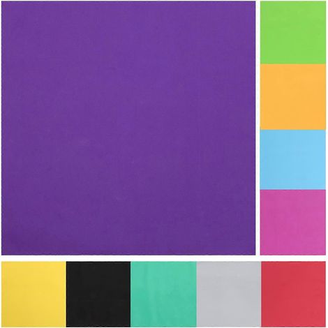 10 feuilles de papier cartonné coloré pour scrapbooking, loisirs créatifs, bricolage, emballage cadeau, papiers décoratifs-50.00X50.00X0.10CM (1/4)