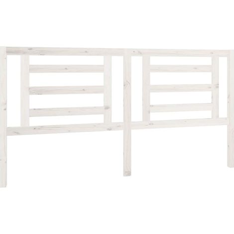 Maison Exclusive - Cabecero de cama madera maciza de pino blanco (1/5)