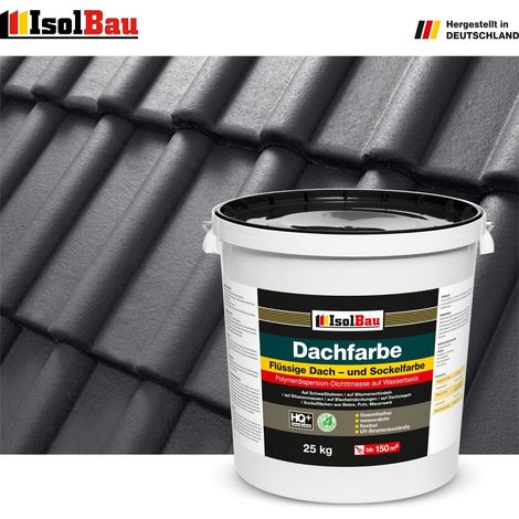 IsolBau Dachfarbe Anthrazit 25 kg (1/5)